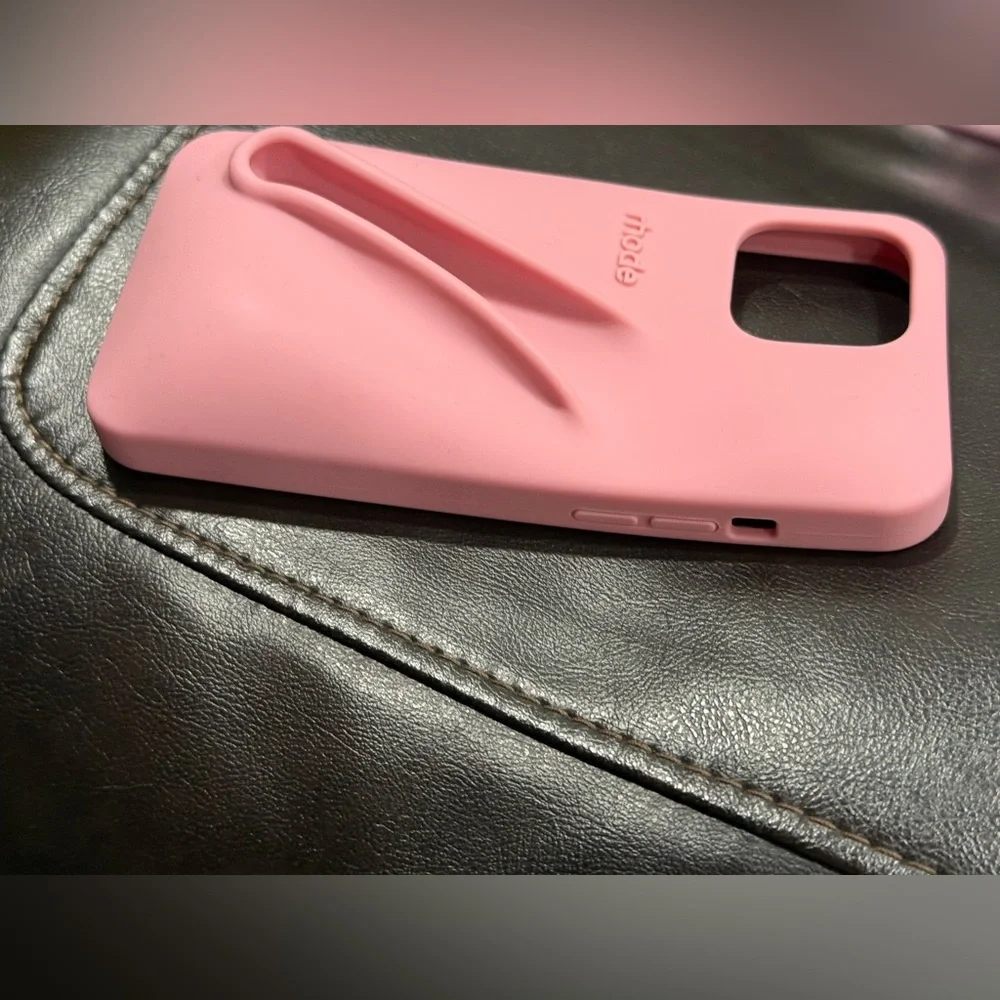 Fall líp Case Pink 13 pro Max Rohde case Ribbon color